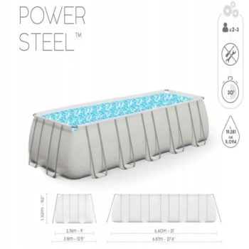 Bestway bazen sa čeličnom konstrukcijom Power Steel 640x274x132cm